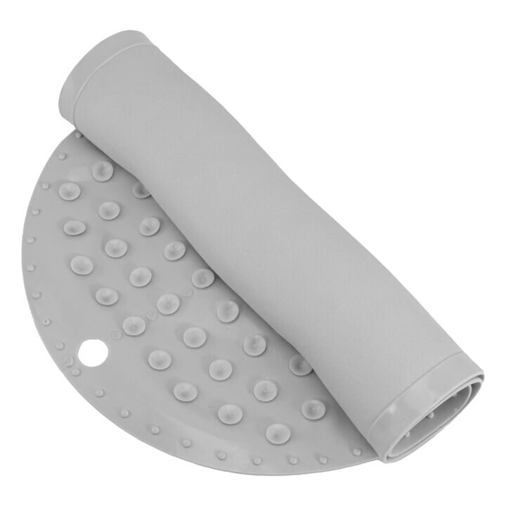 Tuban Covoras de baie antiderapant Alb 70x35 cm