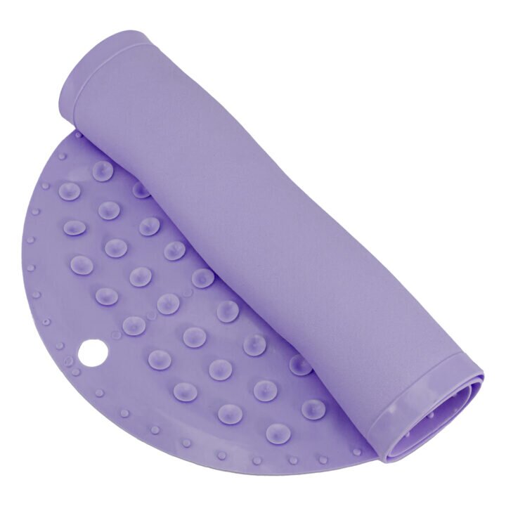 Tuban Covoras de baie antiderapant Mov 70x35 cm