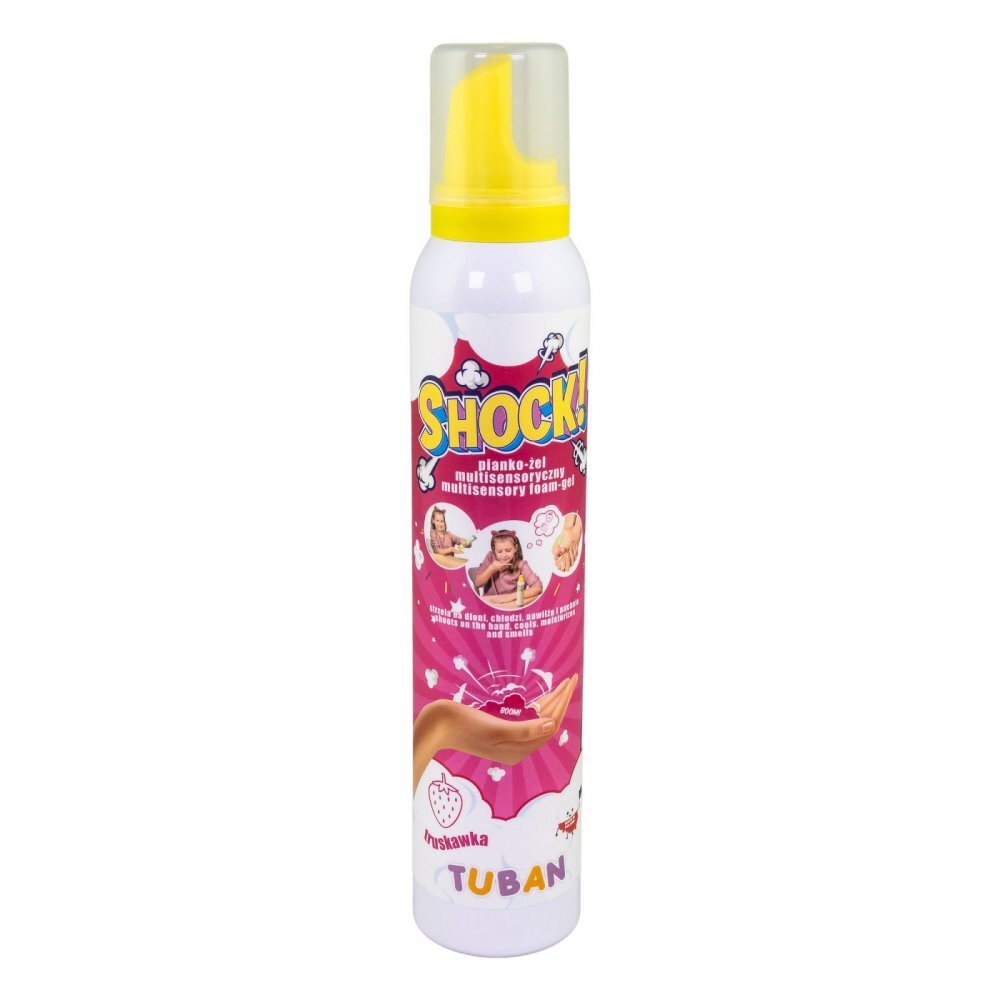 Tuban Gel spumant multisenzorial Shock cu aroma de Capsuni 200 ml