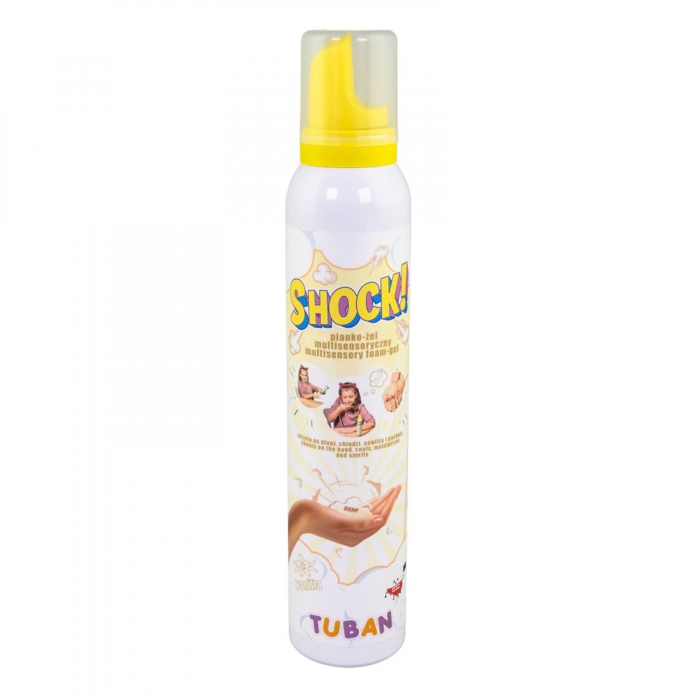 Tuban Gel spumant multisenzorial Shock cu aroma de Vanilie 200 ml
