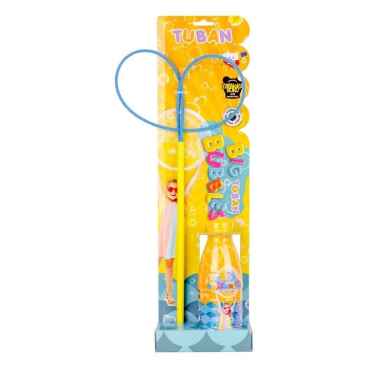 Tuban Set baloane de sapun gigante accesoriu fluture + solutie 400 ml