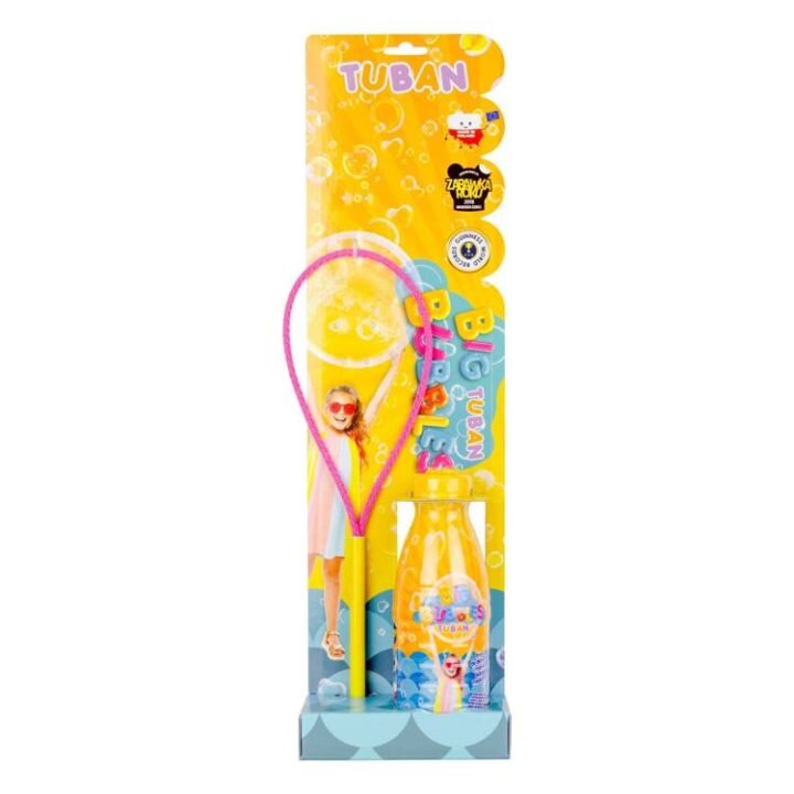 Tuban Set baloane de sapun gigante cu inel si solutie 400 ml