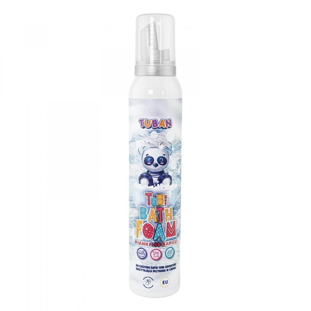 Tuban Spuma creativa pentru baie si slime Tubi culoarea alb 200 ml