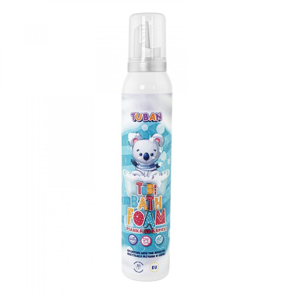 Tuban Spuma creativa pentru baie si slime Tubi culoarea albastru 200 ml