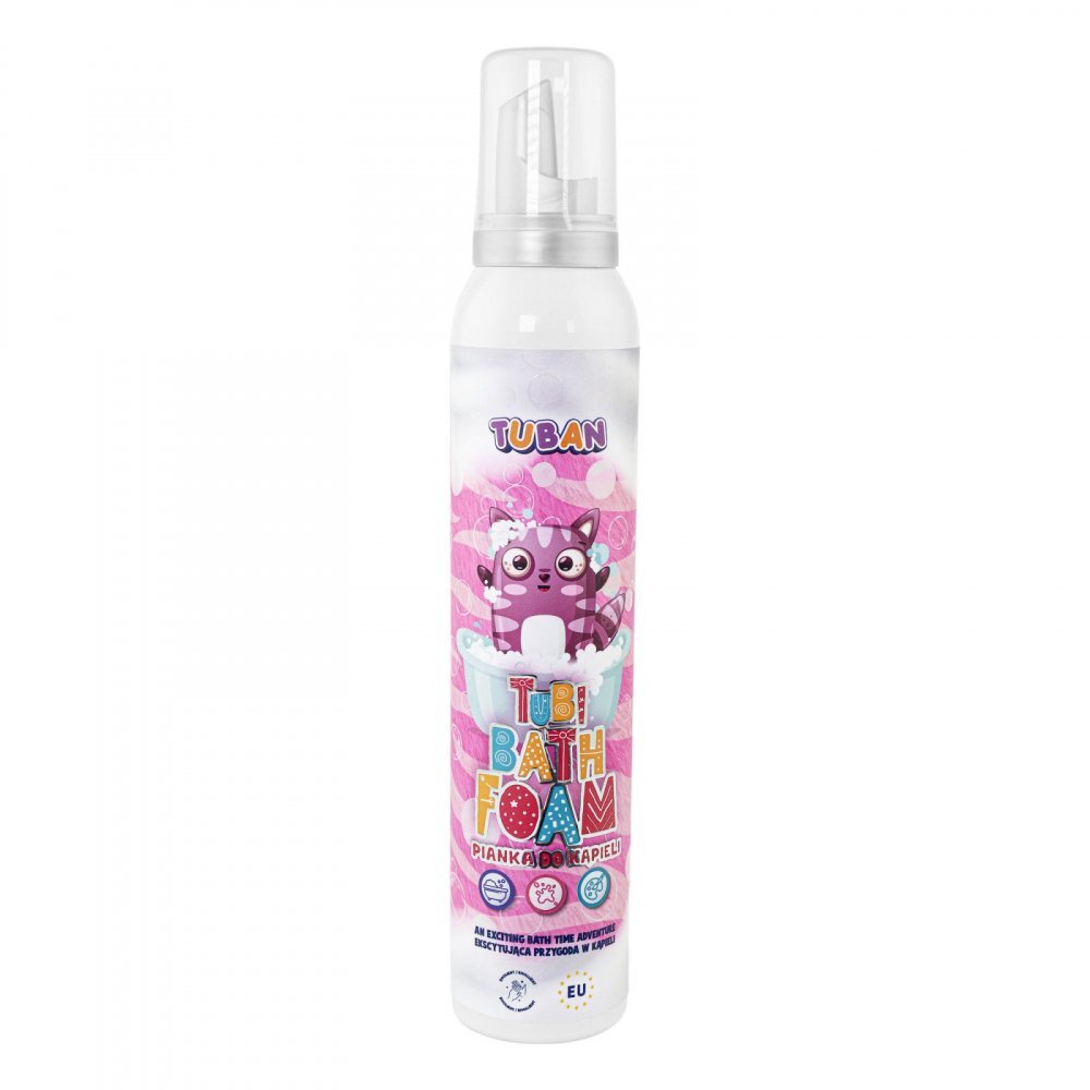 Tuban Spuma creativa pentru baie si slime Tubi culoarea roz 200 ml