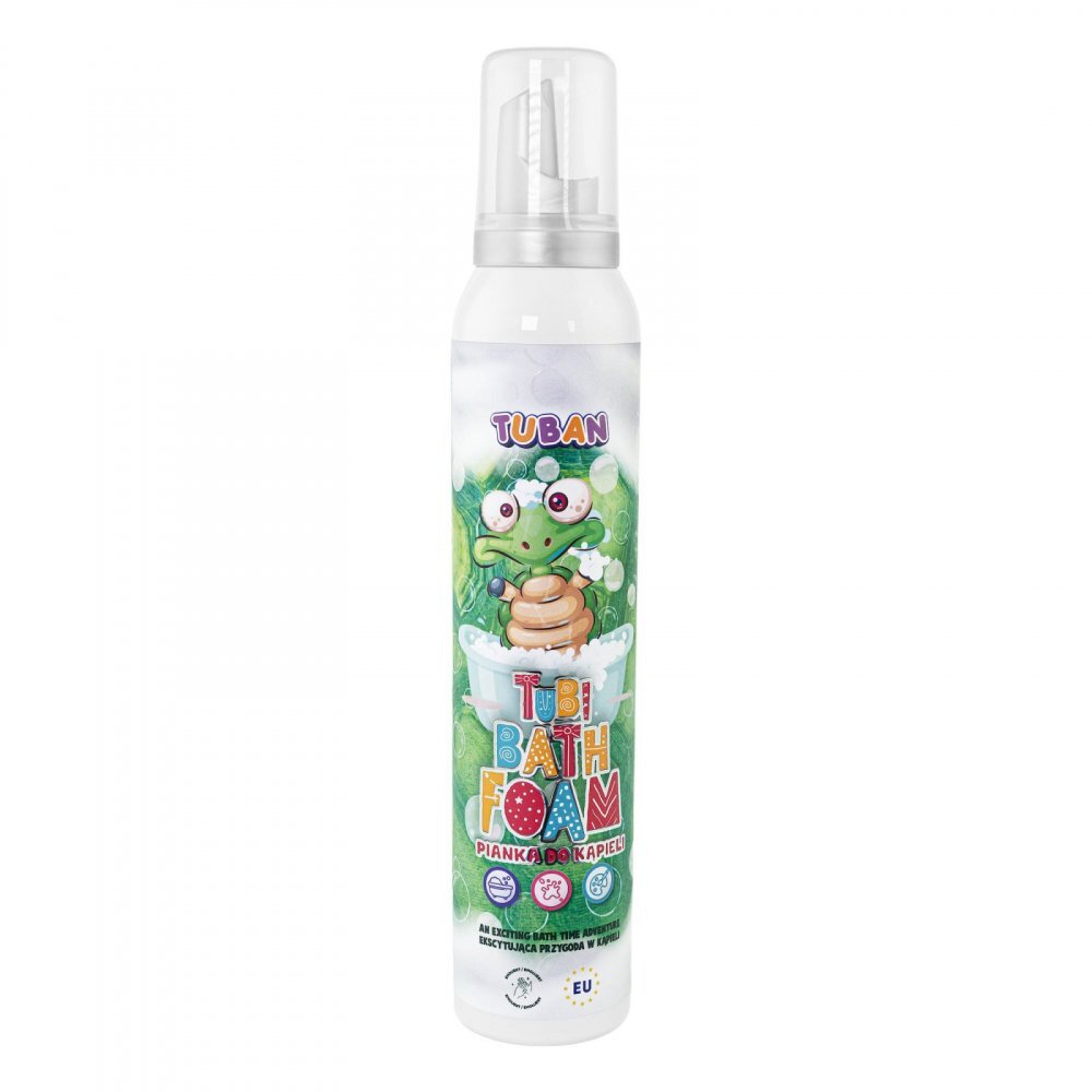 Tuban Spuma creativa pentru baie si slime Tubi culoarea verde 200 ml