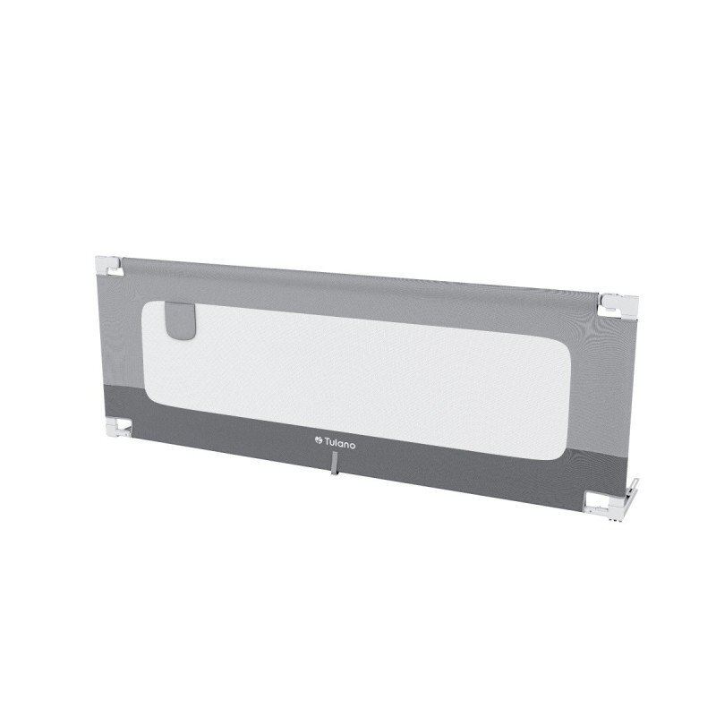 Tulano Bariera de protectie pentru copii Cover 40 Grey 200x70 cm cu structura ultra-reglabilahusa respirabilabuzunar accesorii integratcompatibila cu saltele cu grosime 10-28 cm