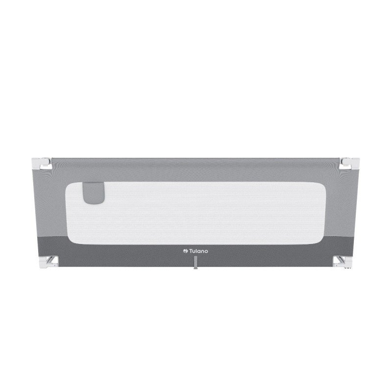 Tulano Bariera de protectie pentru copii Cover 40 Grey 200x70 cm cu structura ultra-reglabilahusa respirabilabuzunar accesorii integratcompatibila cu saltele cu grosime 10-28 cm