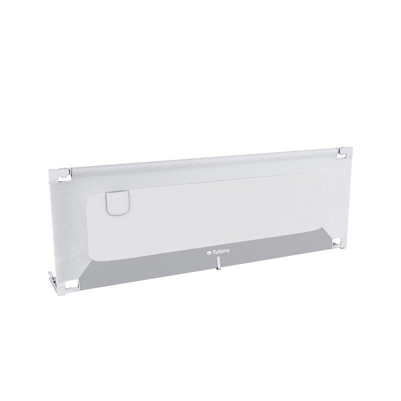 Tulano Bariera de protectie pentru copii Cover 40 WhiteGrey 200x70 cm cu structura ultra-reglabilahusa respirabilabuzunar accesorii integratcompatibila cu saltele cu grosime 10-28 cm