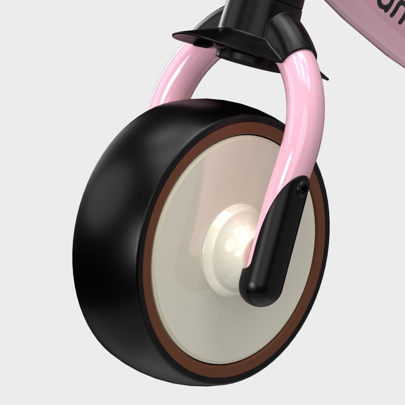Tulano Bicicleta fara pedale Ride On Tulani Scout 15 Pink cu sezut reglabilroti evacadru rezistentsistem limitare viraj