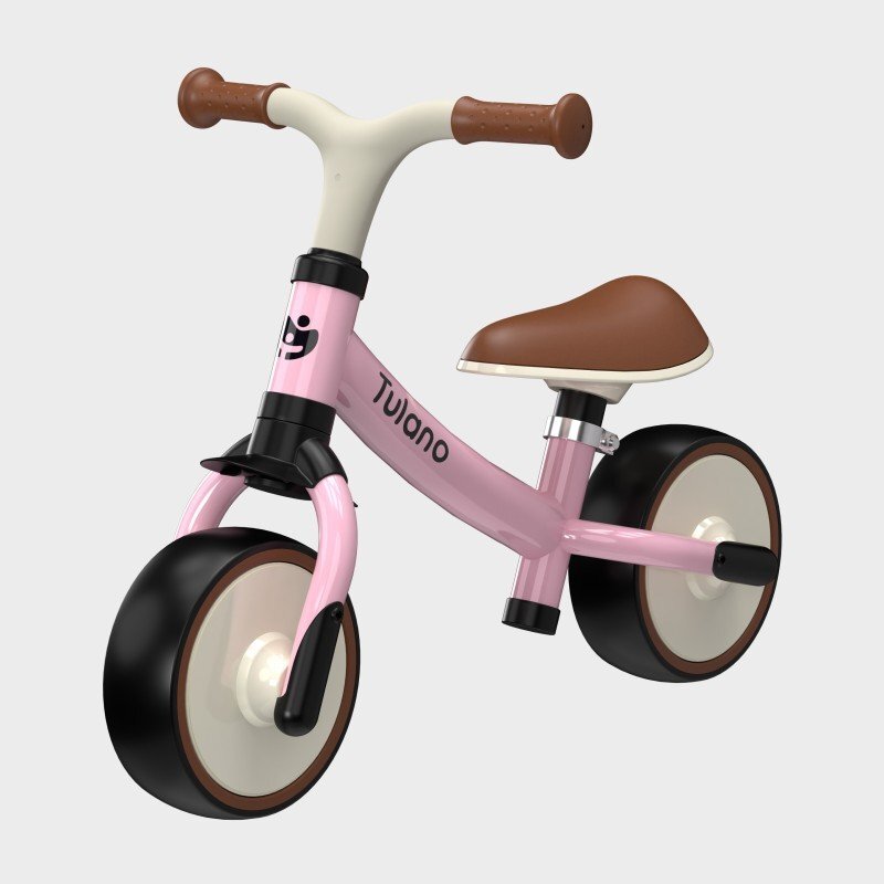 Tulano Bicicleta fara pedale Ride On Tulani Scout 15 Pink cu sezut reglabilroti evacadru rezistentsistem limitare viraj