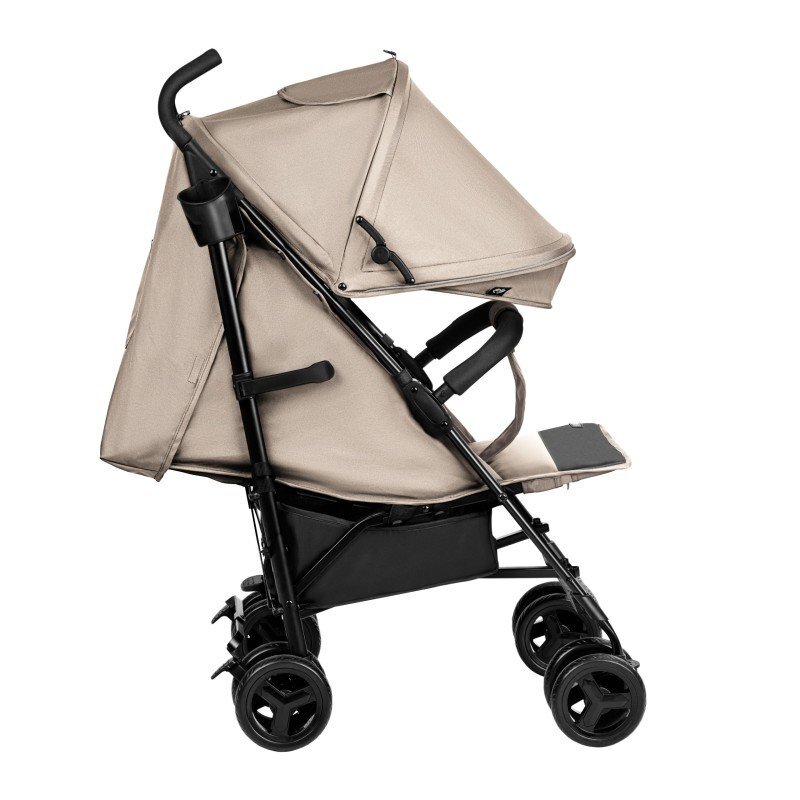 Tulano Carucior sport compact Davos 35 Beige roti din PU cu suspensiicapotina XXL cu fereastrainclude husa picioareplasa insectesuport pahar6luni-4 ani sau maxim 22kg