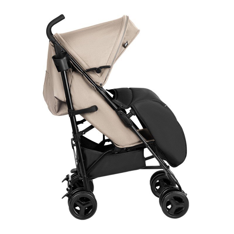 Tulano Carucior sport compact Davos 35 Beige roti din PU cu suspensiicapotina XXL cu fereastrainclude husa picioareplasa insectesuport pahar6luni-4 ani sau maxim 22kg