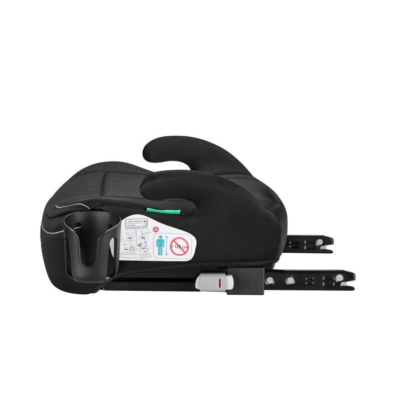 Tulano Inaltator auto copii I-Size cu isofix Avignon Cabby 30 Black 125-150 cmsuport pahar inclushusa din material ultra softomologat R129