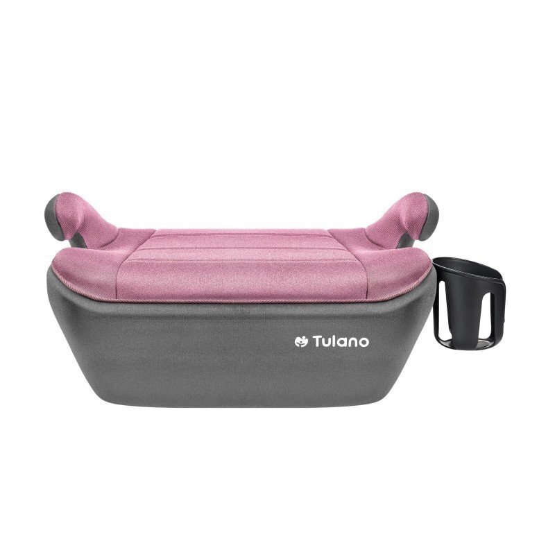 Tulano Inaltator auto copii I-Size cu isofix Avignon Cabby 30 PinkGrey 125-150 cmsuport pahar inclushusa din material ultra softomologat R129