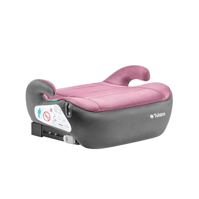 Tulano Inaltator auto copii I-Size cu isofix Avignon Cabby 30 PinkGrey 125-150 cmsuport pahar inclushusa din material ultra softomologat R129