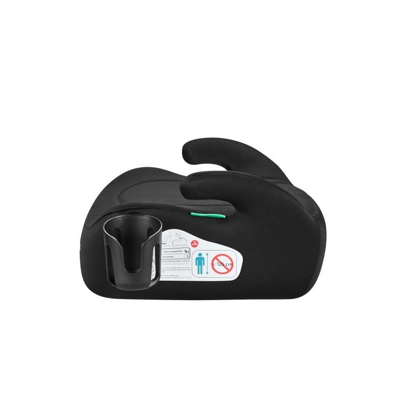 Tulano Inaltator auto pentru copii Cabby 20 Black 125-150 cm cu suport paharsticla husa detasabila ultra softstandard R129