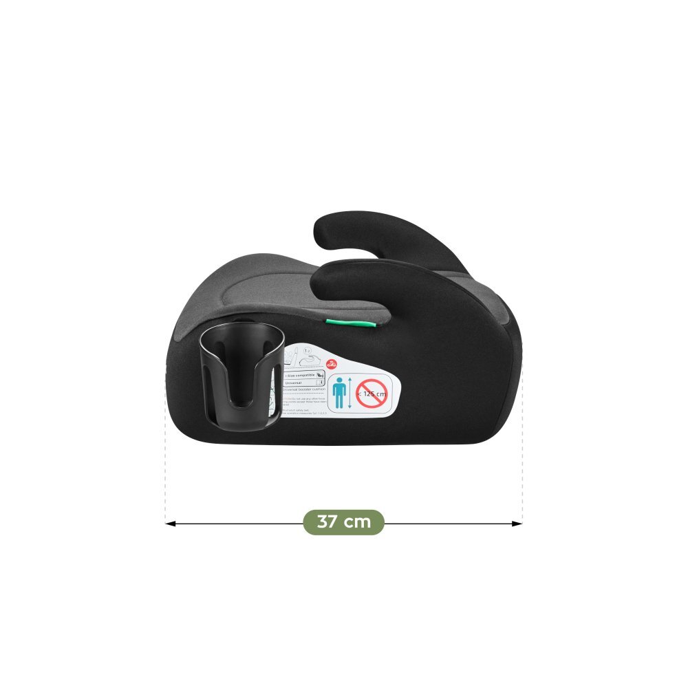 Tulano Inaltator auto pentru copii Cabby 20 Grey 125-150 cm cu suport paharsticla husa detasabila ultra softstandard R129