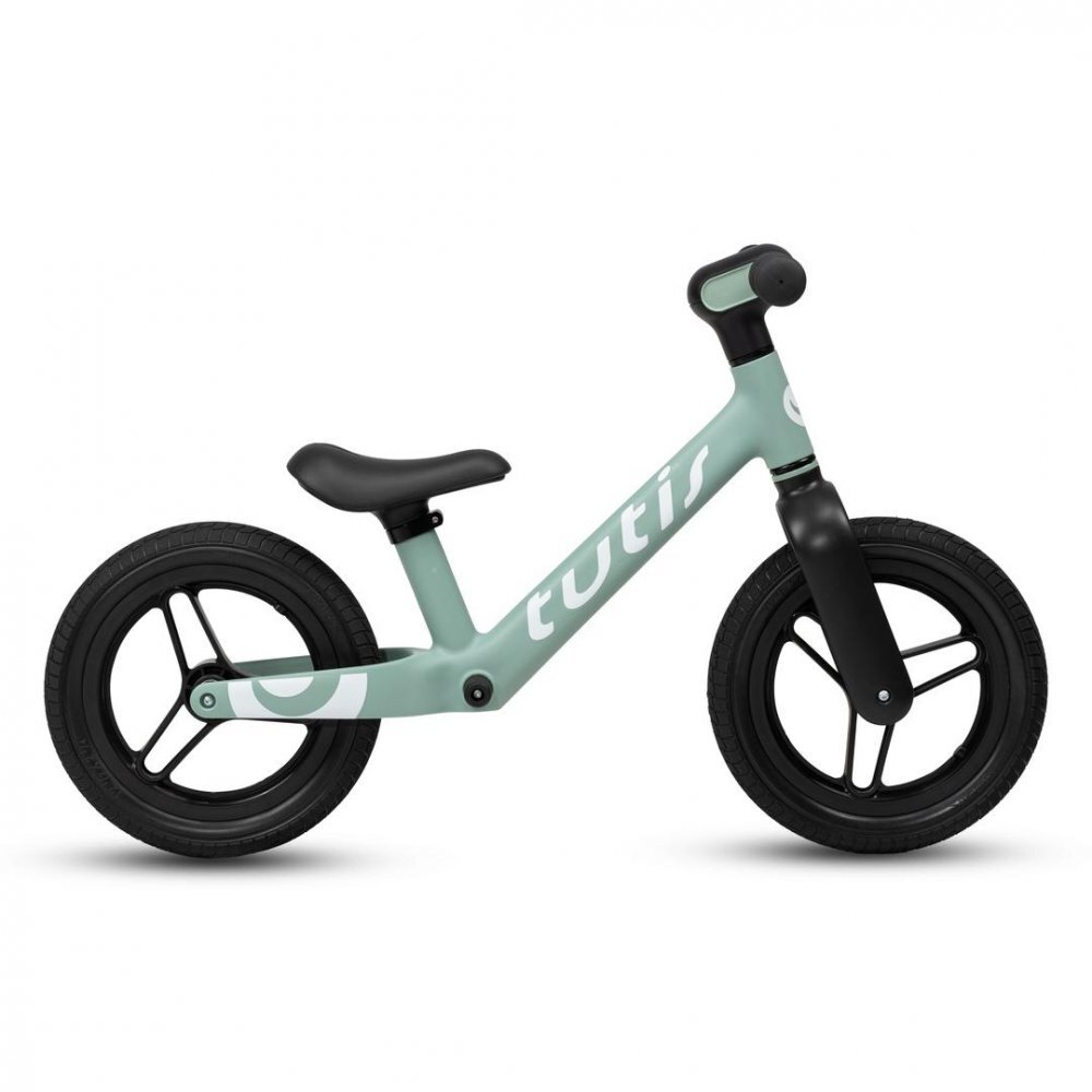 Tutis Bicicleta pentru copii fara pedale Albastru 12 inch cu sezut reglabil si suport picioare recomandata copiilor cu o inaltime de 90-115 cm scaun reglabil pe inaltime