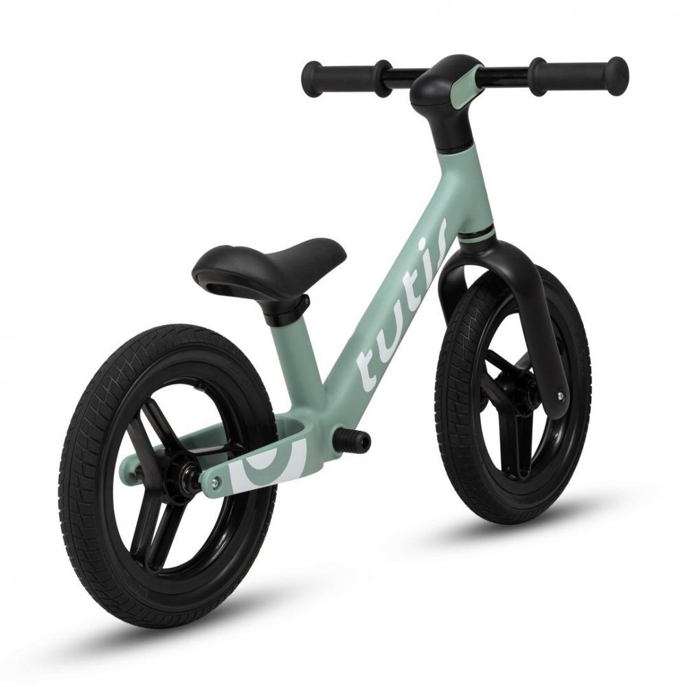 Tutis Bicicleta pentru copii fara pedale Albastru 12 inch cu sezut reglabil si suport picioare recomandata copiilor cu o inaltime de 90-115 cm scaun reglabil pe inaltime