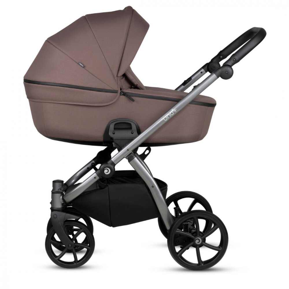 Tutis Carucior 2 in 1 Uno 5+ Cocoa 159 sezut reversibil spatar reglabil roti cu blocare bara detasabila accesorii incluse