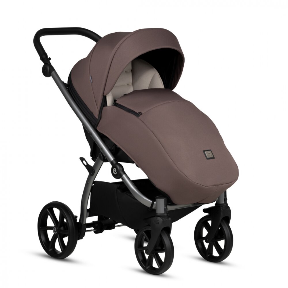 Tutis Carucior 2 in 1 Uno 5+ Cocoa 159 sezut reversibil spatar reglabil roti cu blocare bara detasabila accesorii incluse
