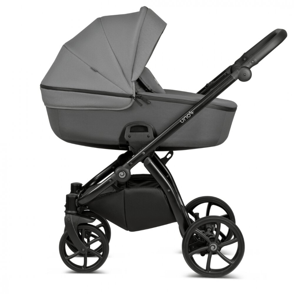 Tutis Carucior 2 in 1 Uno 5+ Grey 022 sezut reversibil spatar reglabil roti cu blocare bara detasabila accesorii incluse