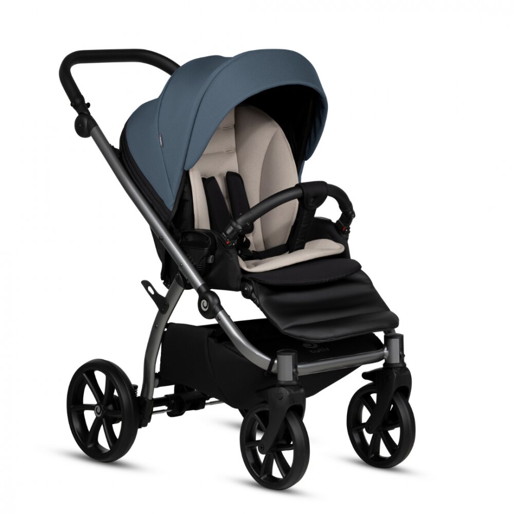 Tutis Carucior 2 in 1 Uno 5+ Marine 160 sezut reversibil spatar reglabil roti cu blocare bara detasabila accesorii incluse