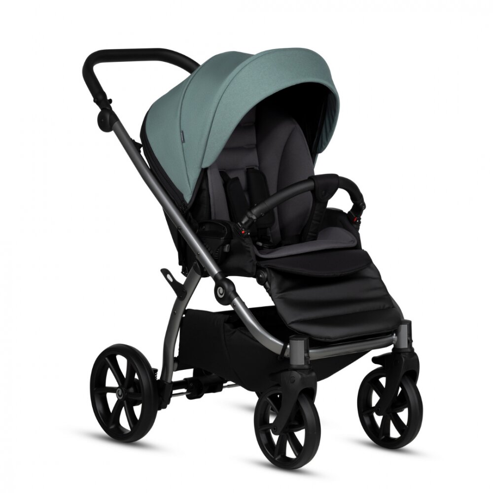 Tutis Carucior 2 in 1 Uno 5+ Menta 143 sezut reversibil spatar reglabil roti cu blocare bara detasabila accesorii incluse