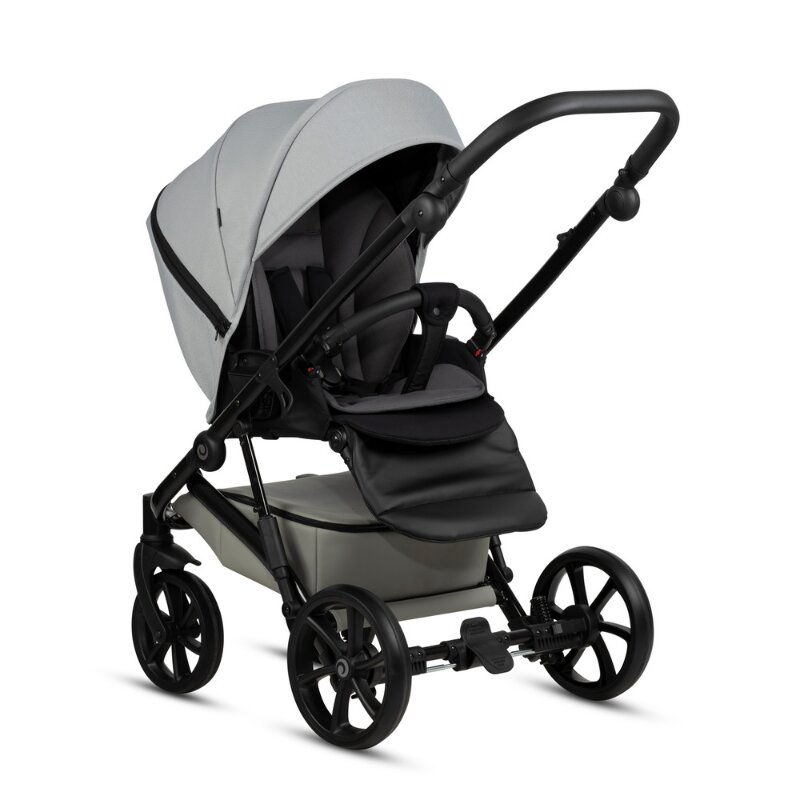 Tutis Carucior 2 in 1 Viva 5+ Crystal 058 din piele ecologica sezut reversibil spatar reglabil roti cu blocare bara detasabila accesorii incluse