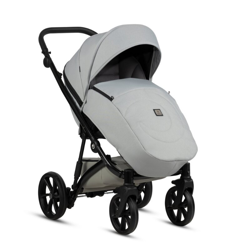 Tutis Carucior 2 in 1 Viva 5+ Crystal 058 din piele ecologica sezut reversibil spatar reglabil roti cu blocare bara detasabila accesorii incluse