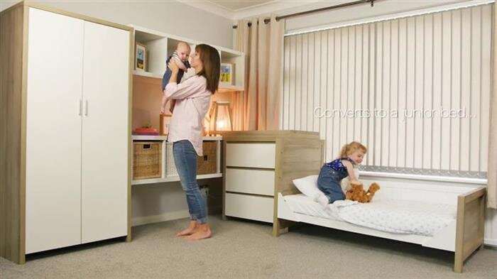 Tutti Bambini Patut evolutiv 3 in 1 Modena White Oak