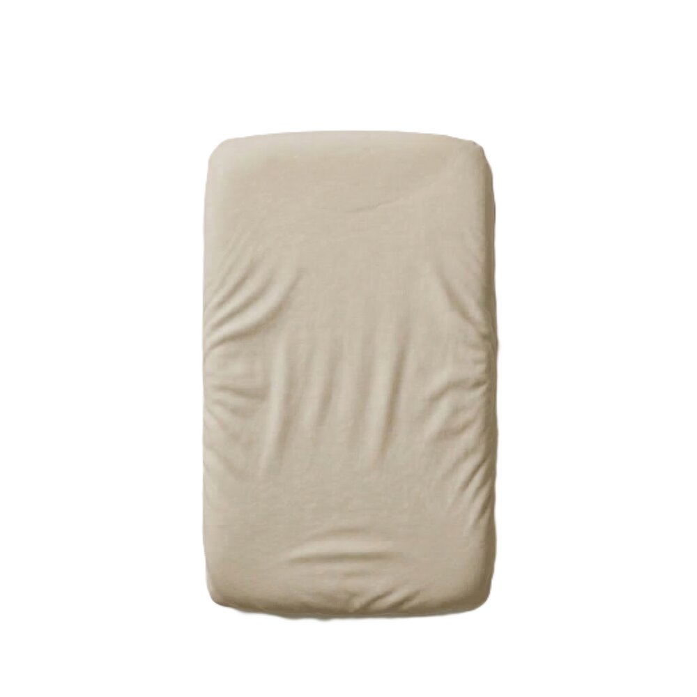 TWINDECO Cearceaf 2 in 1 impermeabil din bumbac organic 90x50 cm Bej