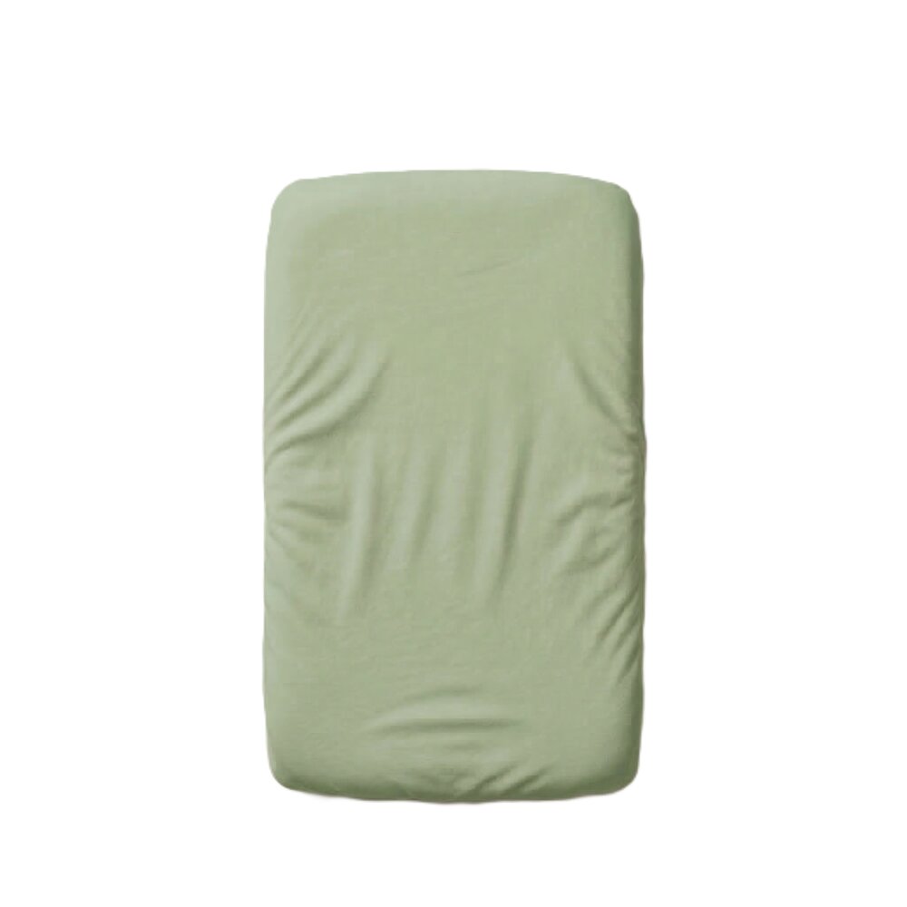 TWINDECO Cearceaf 2 in 1 impermeabil din bumbac organic 90x50 cm Menta