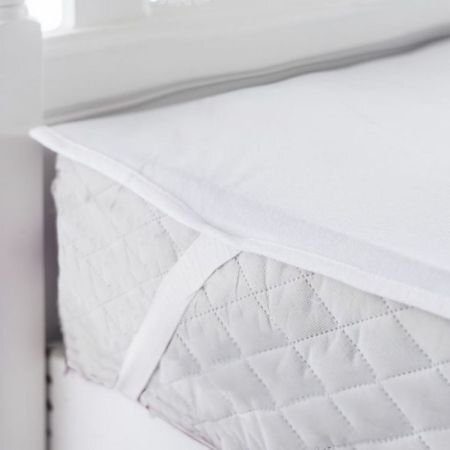 TWINDECO Cearceaf impermeabil 200x90 cm Alb