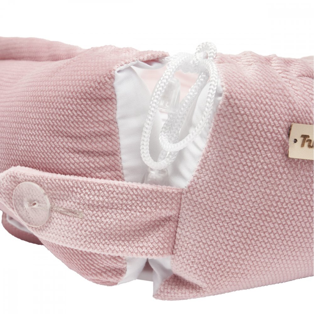 Twins Babynest pentru copii Velvet roz
