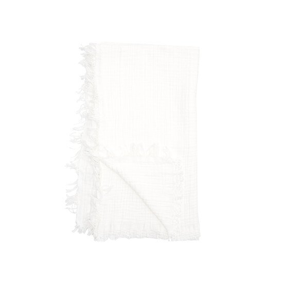 Twins Patura din muselina Brezzy cu 4 straturi 120x100 cm alb
