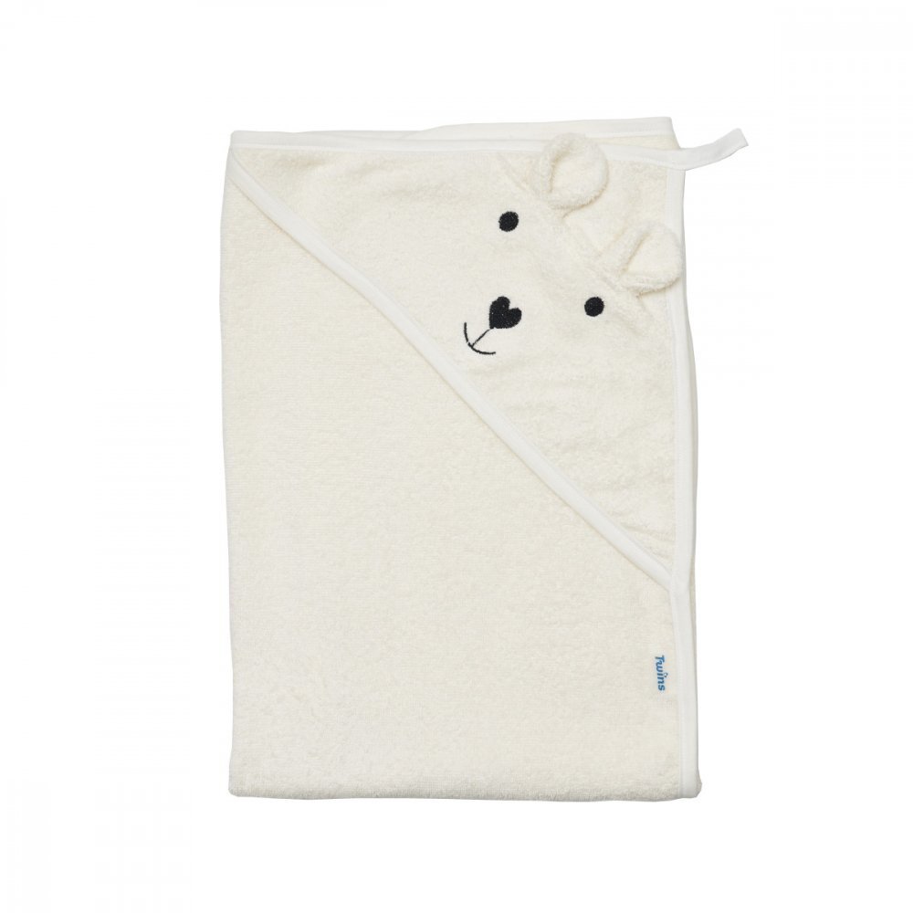 Twins Prosop de baie din bumbac Bear 100x100 cm bej