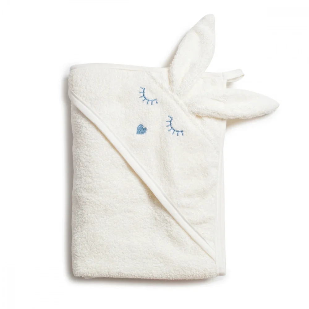 Twins Prosop de baie din bumbac Rabbit 100x100 cm bej
