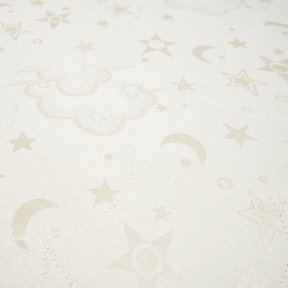 Twins Saltea din fibra de nuca de cocos pentru patut copii Moonlight 120x60x10cm cu husa detasabila