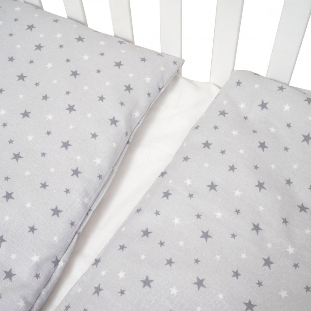 Twins Set de lenjerie din bumbac pentru patut cu 3 piese 120x60 cm