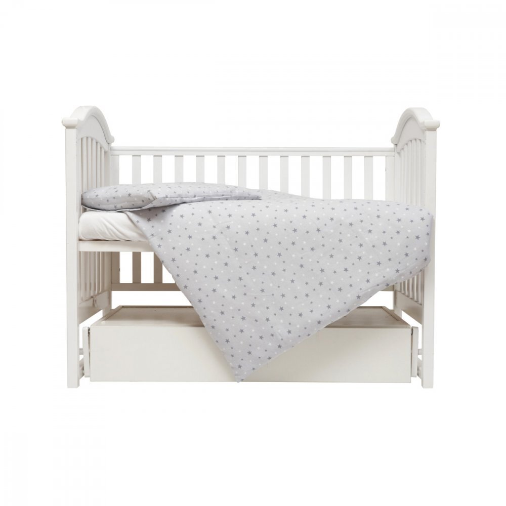 Twins Set de lenjerie din bumbac pentru patut cu 3 piese 120x60 cm