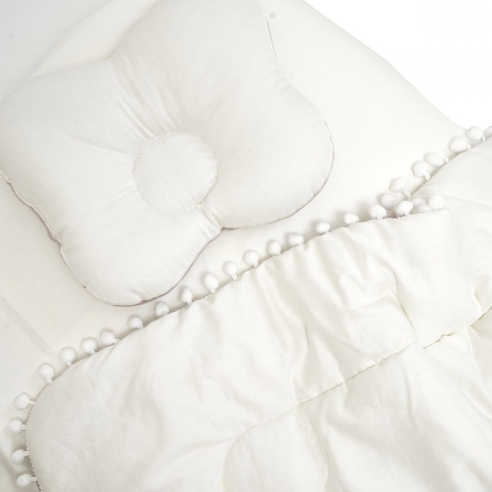 Twins Set lenjerie cu 3 piese 120x60 cm Roz