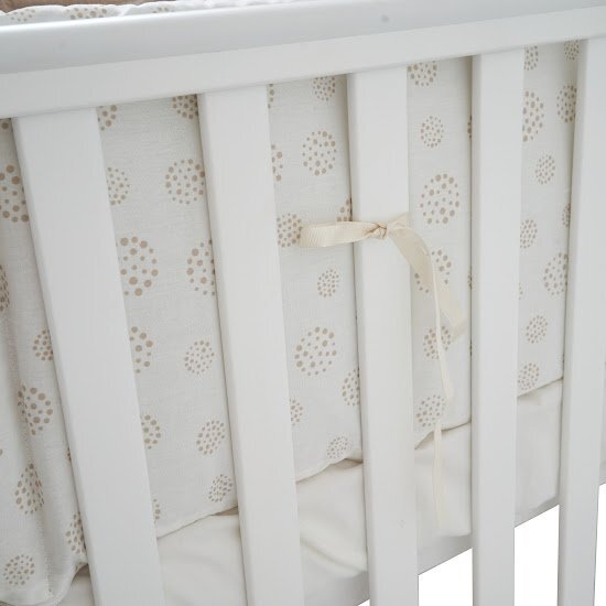 Twins Set lenjerie de pat pentru copii Cotton 7 piese 100 bumbac bej