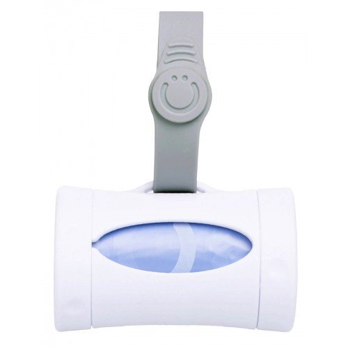 Ubbi Dispenser portabil pentru pungute scutece On The Go alb