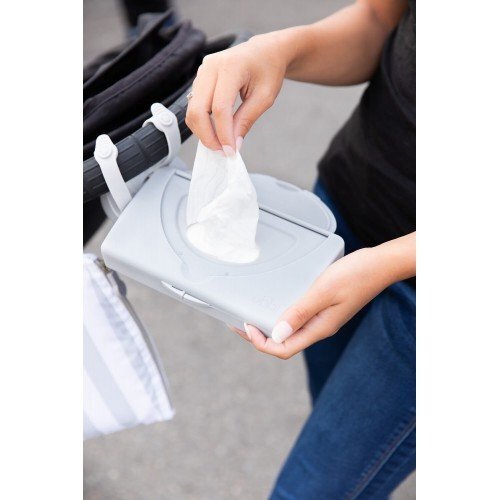 Ubbi Dispenser portabil pentru servetele umede On The Go gri