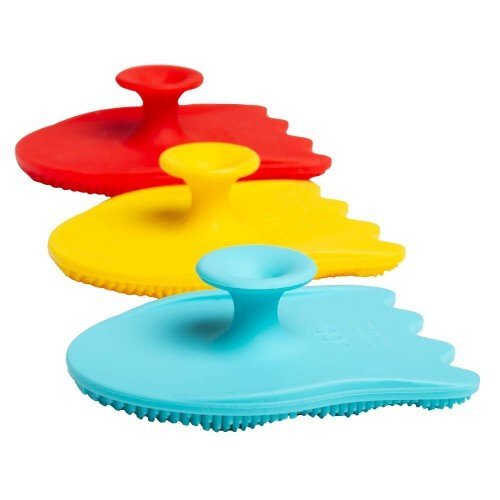 Ubbi Set 3 bureti baie bebe din silicon