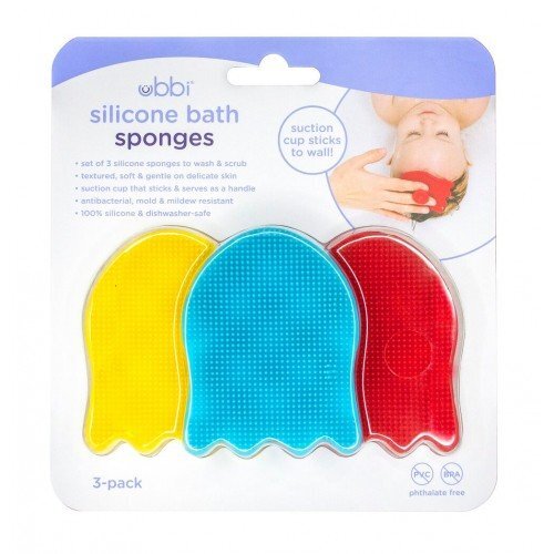 Ubbi Set 3 bureti baie bebe din silicon