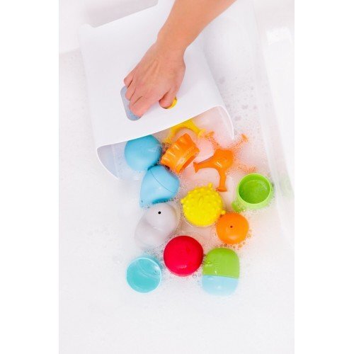 Ubbi Set cadou jucarii de baie si cosulet