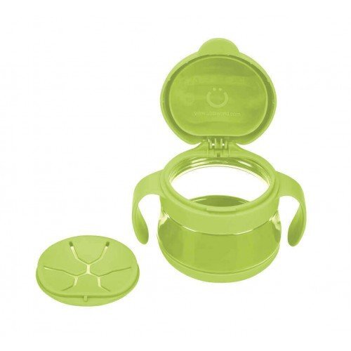 Ubbi Set cani pentru gustare bleu si verde